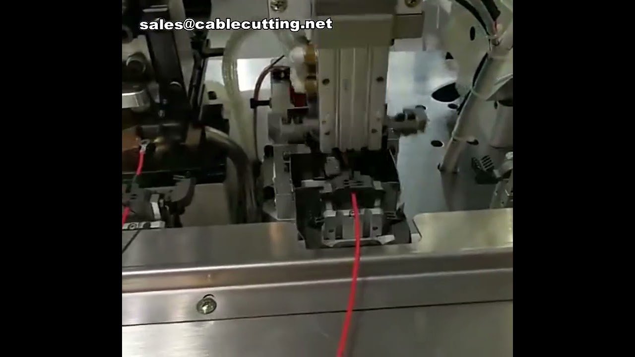 熱縮套管自動壓接機｜高效穿管烘乾一體機｜電纜組裝解決方案