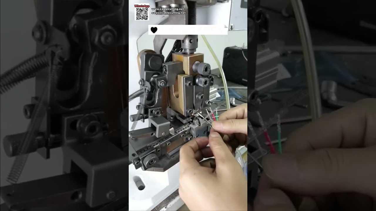 Horizontal Strip & Crimp Machine for Dupont Terminals — 2 in 1 Wire Processing