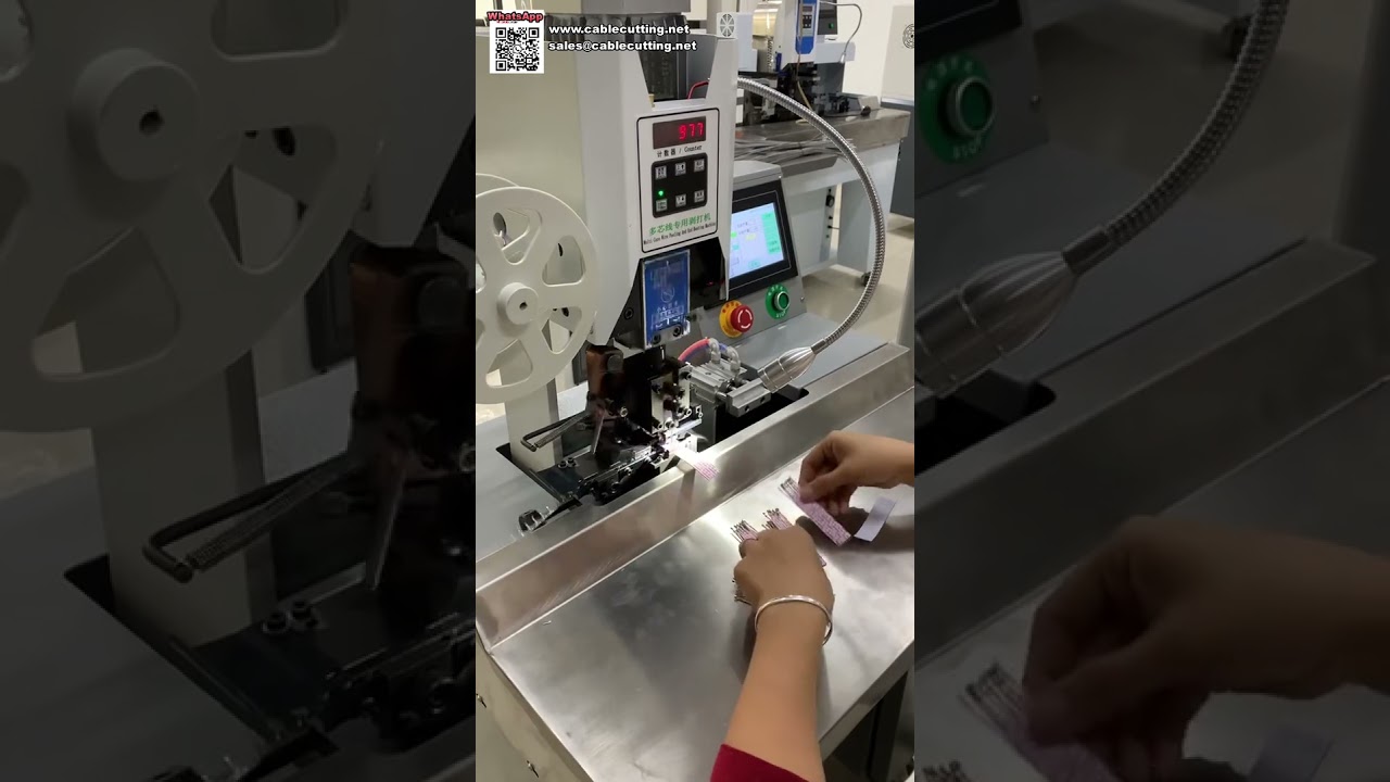 Precision Flat Ribbon Cable Terminal Crimping Machine No Wire Damage Fast Processing