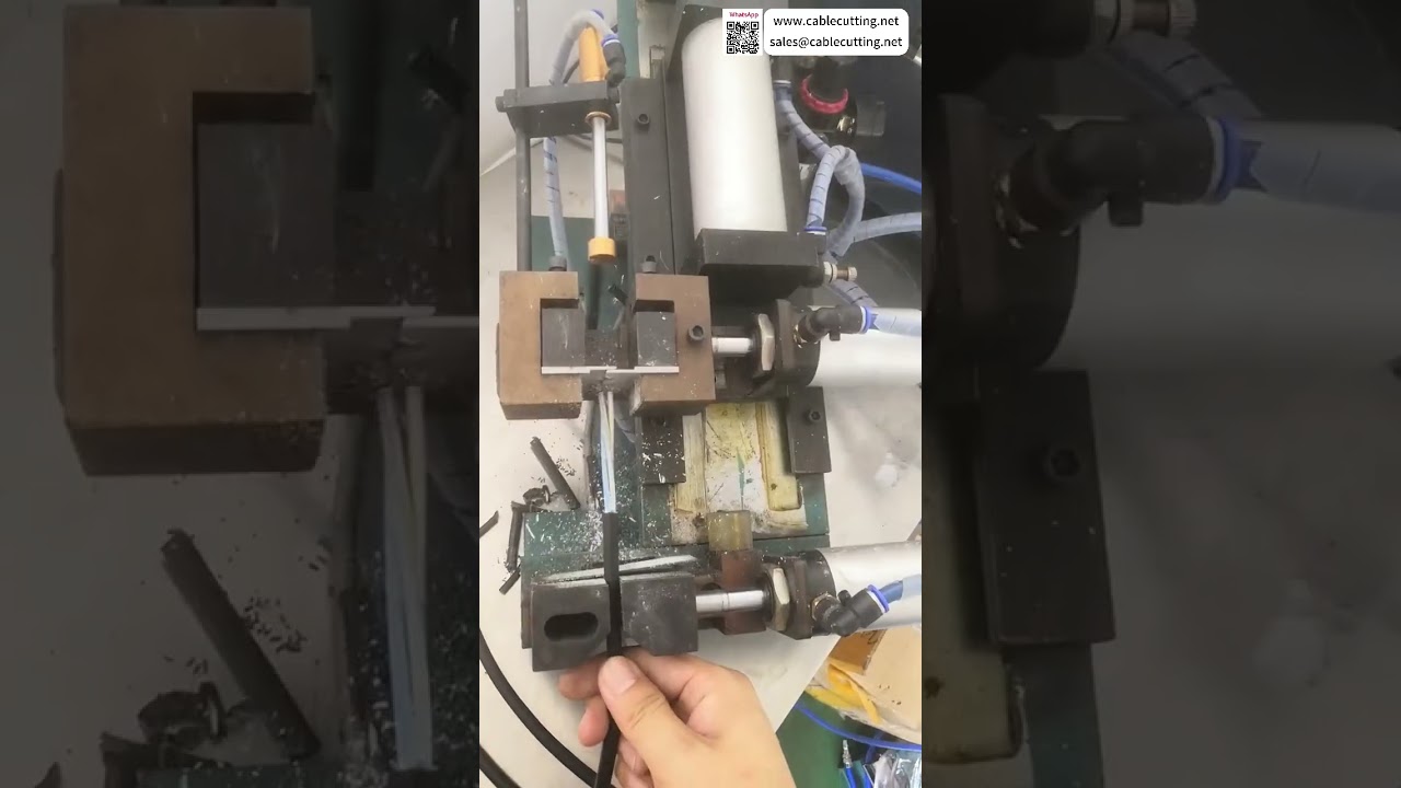 Pneumatic Wire Stripper For Small Cable Outer Jacket Peeling Stacking Tool High Setup Output