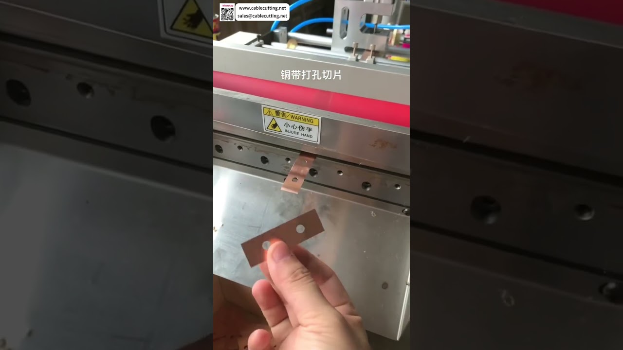 Copper Band Punching and Slicing Cut To Sheet Roll Operations Production System Setup Tool Set