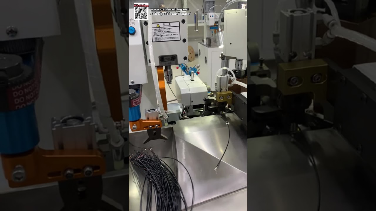 Double Head Automatic Terminal Crimping Machine Synchronous Operation High Precision