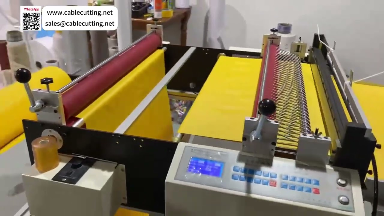 Non Woven Fabric Equipment Auto Sheet Cutter Factory Supply Roll Processing System Ops