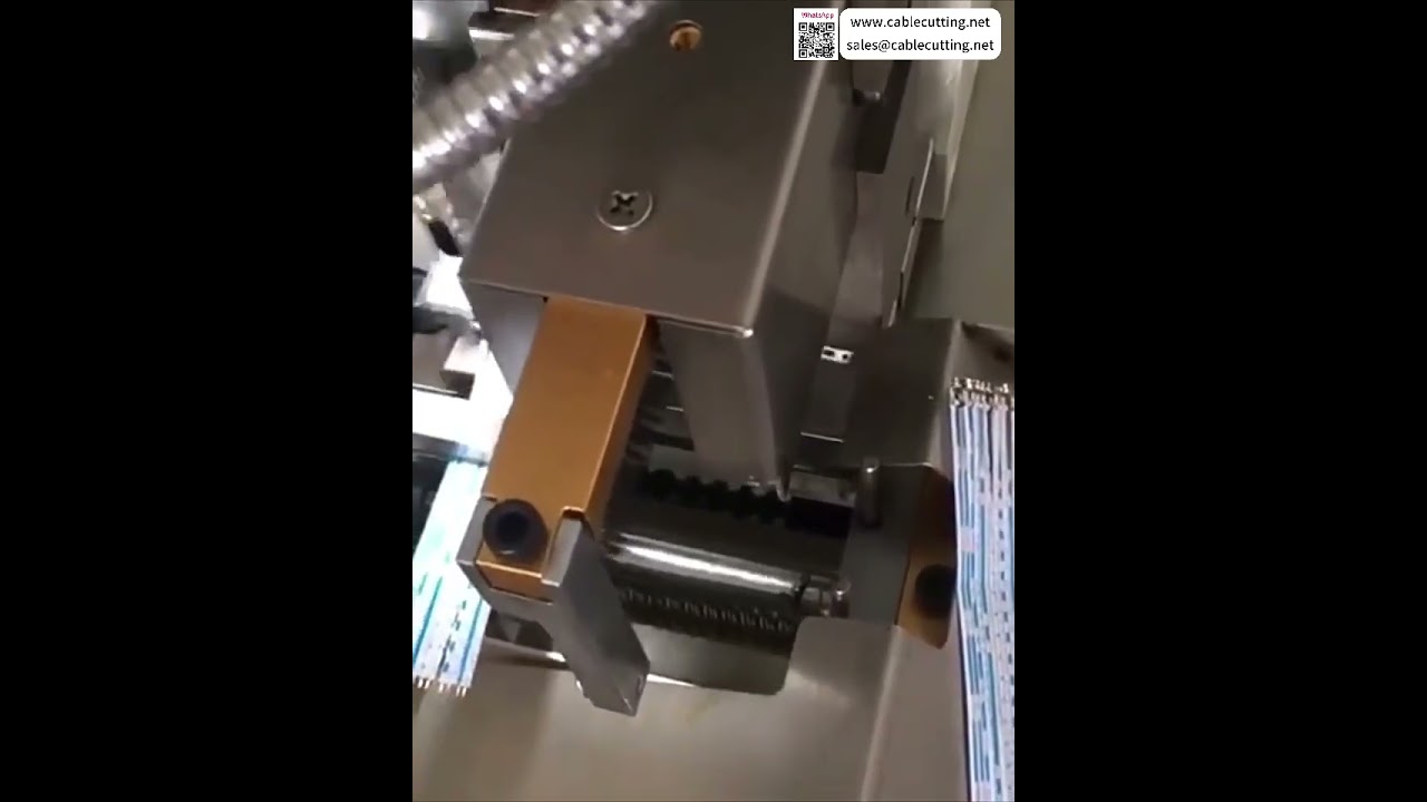 Semi Automatic Ribbon Cable Stripping Crimping Integrated Machine Processing Machine Ops