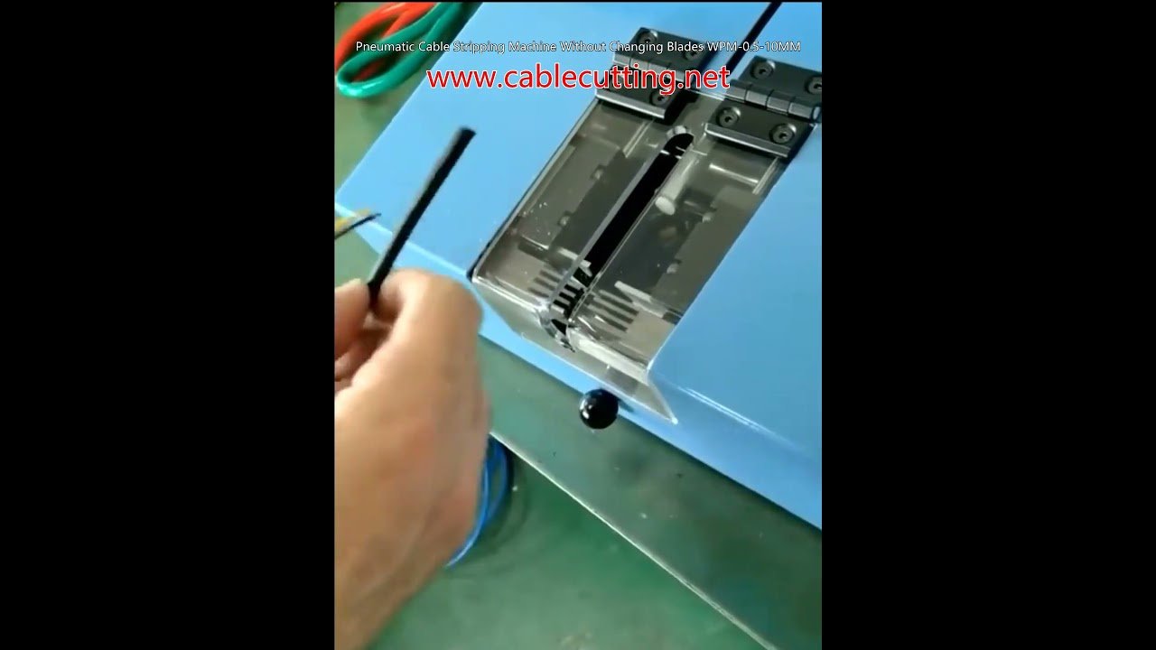 WPM-0.5-10 Pneumatic Stripper — No Blade Change Required
