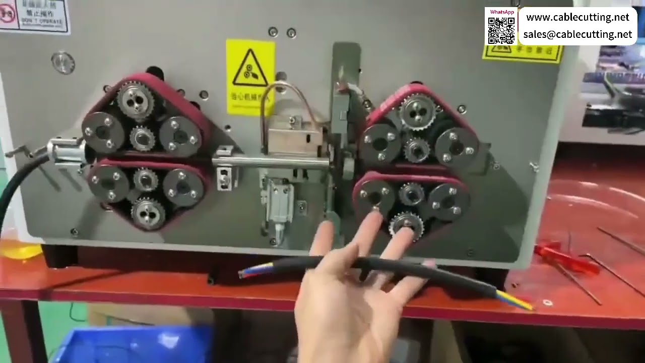 Fully Auto Computerized Wire Stripping Cutting Machine Multi Strand Cable Fast Processing Systems