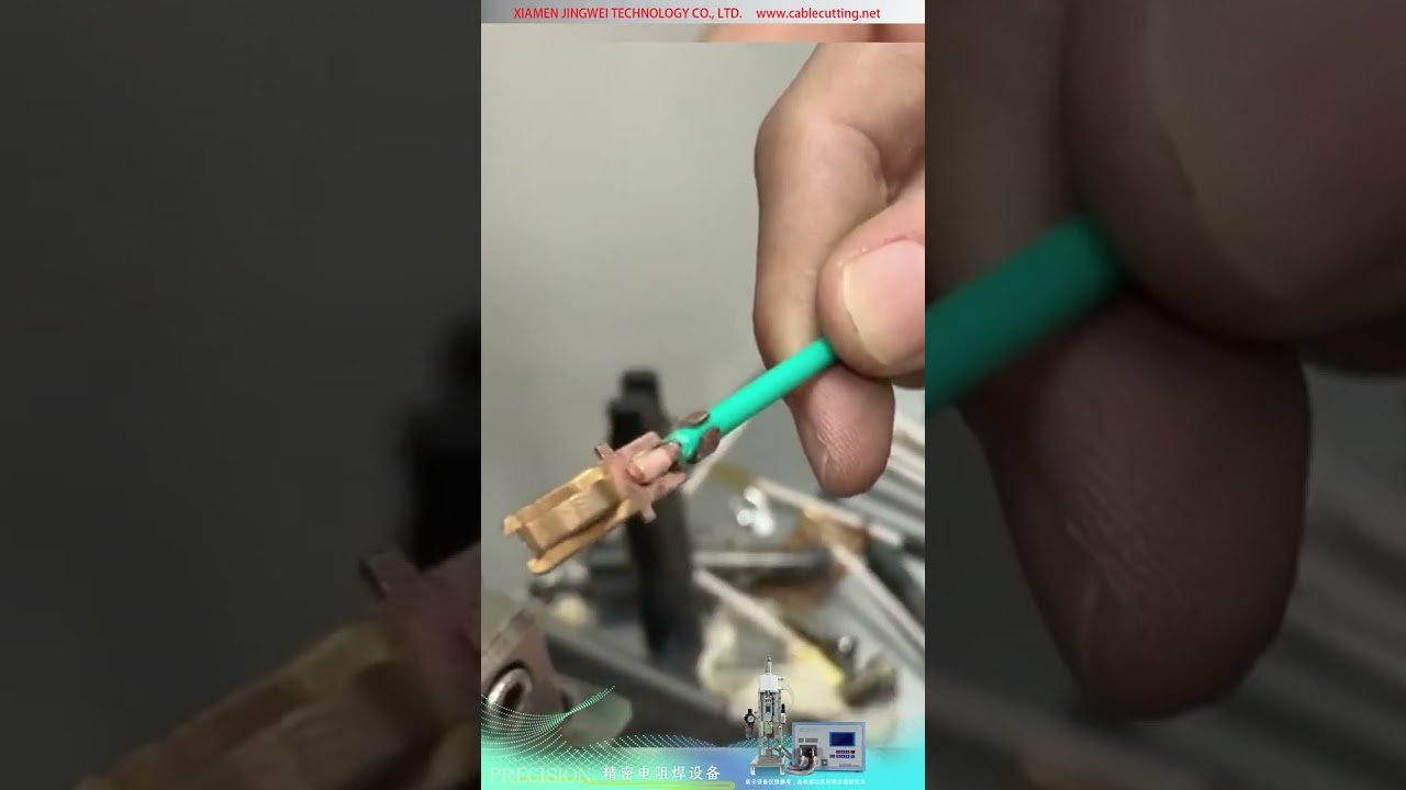 Precision Resistance Spot Welder — 12AWG stranded copper to brass terminal hook