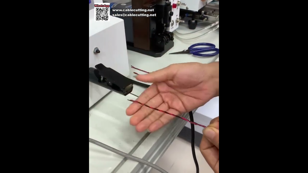 Automatic Wire Twisting Machine Tight Cable Bundling One Step High Efficiency Processing