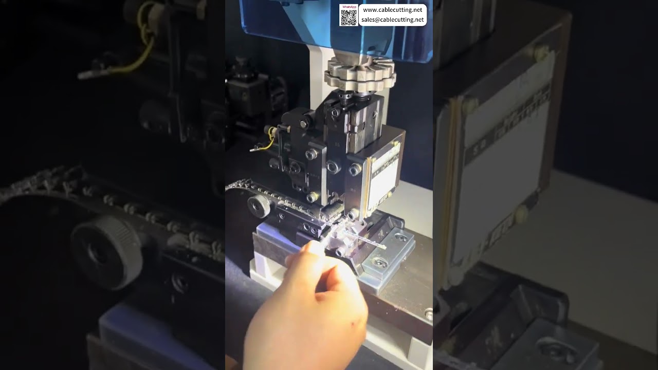 Semi Automatic Terminal Crimping Machine Export Settings Production Tools Set Setup Process