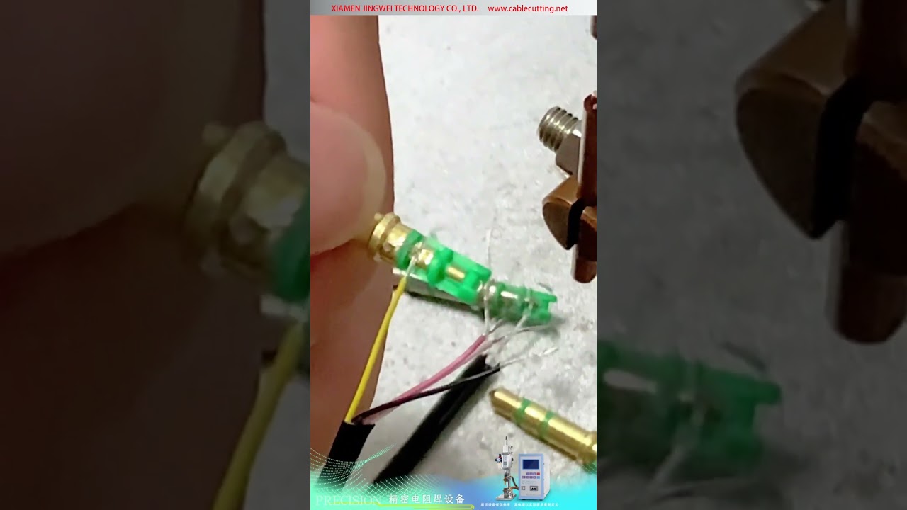 Precision Resistance Spot Welding Machine for Connector Round PIN Terminal and Electrical Wire