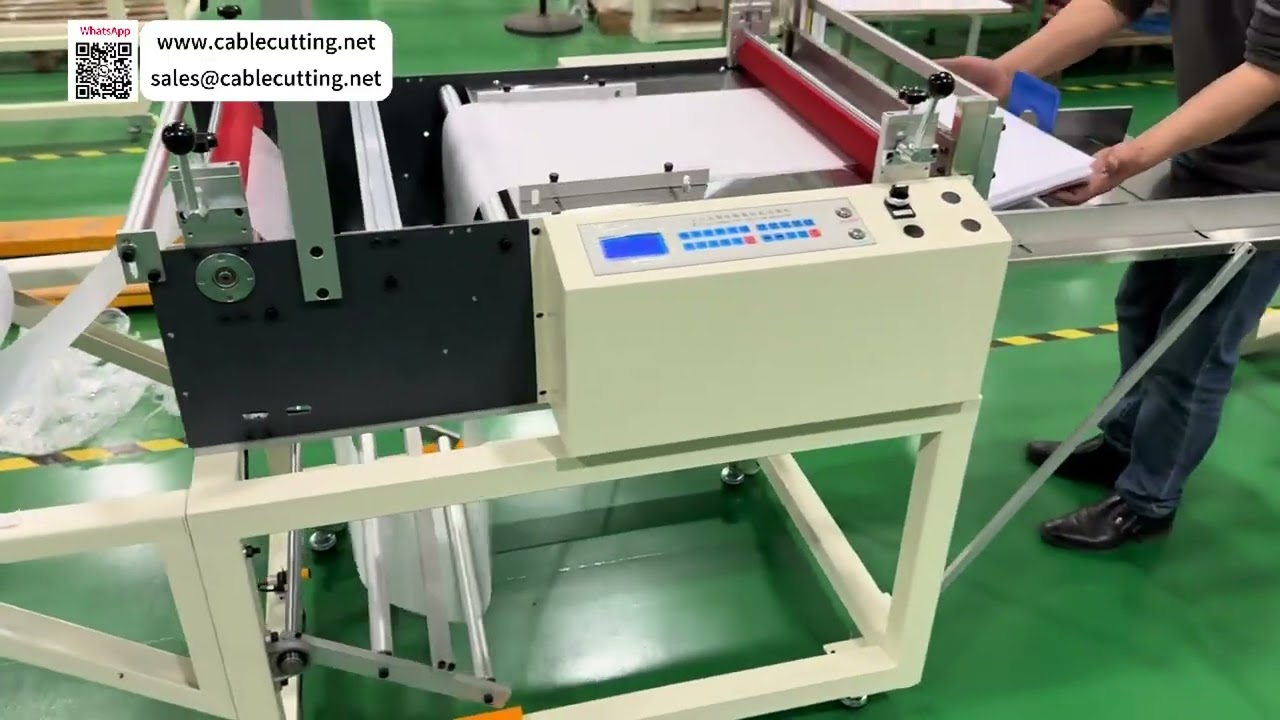 Standard Configuration PC Sheet Automatic Cutting Processing Equipment Operation Output