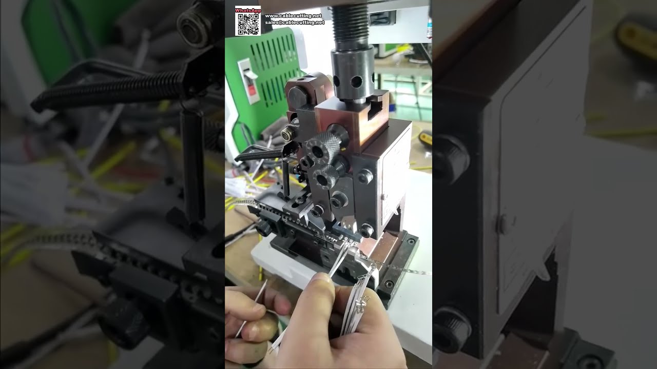 Double Head Terminal Crimping Machine — Ribbon Cable and Flat Wire