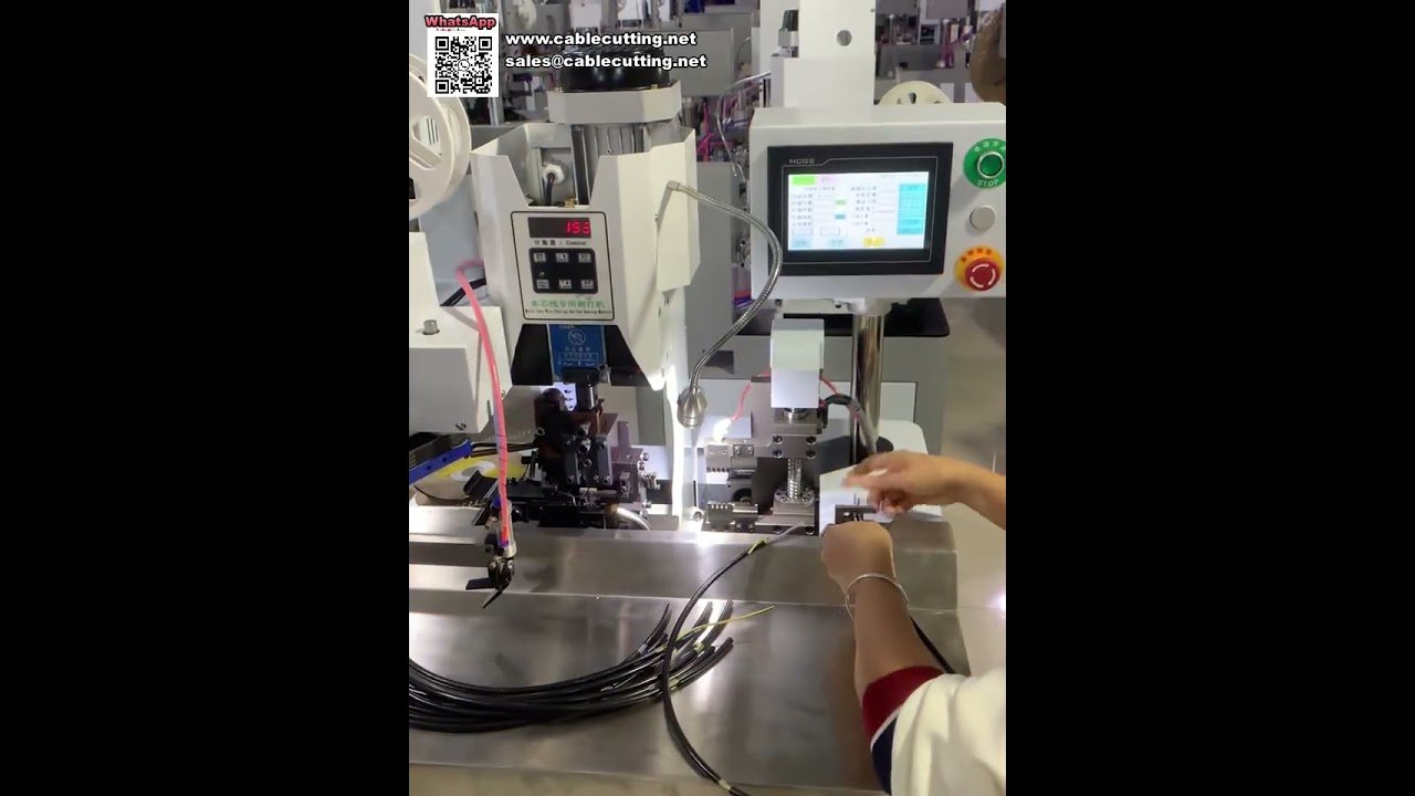 Professional Multi Core Wire Stripping & Crimping Machine — suitable for multiple cables