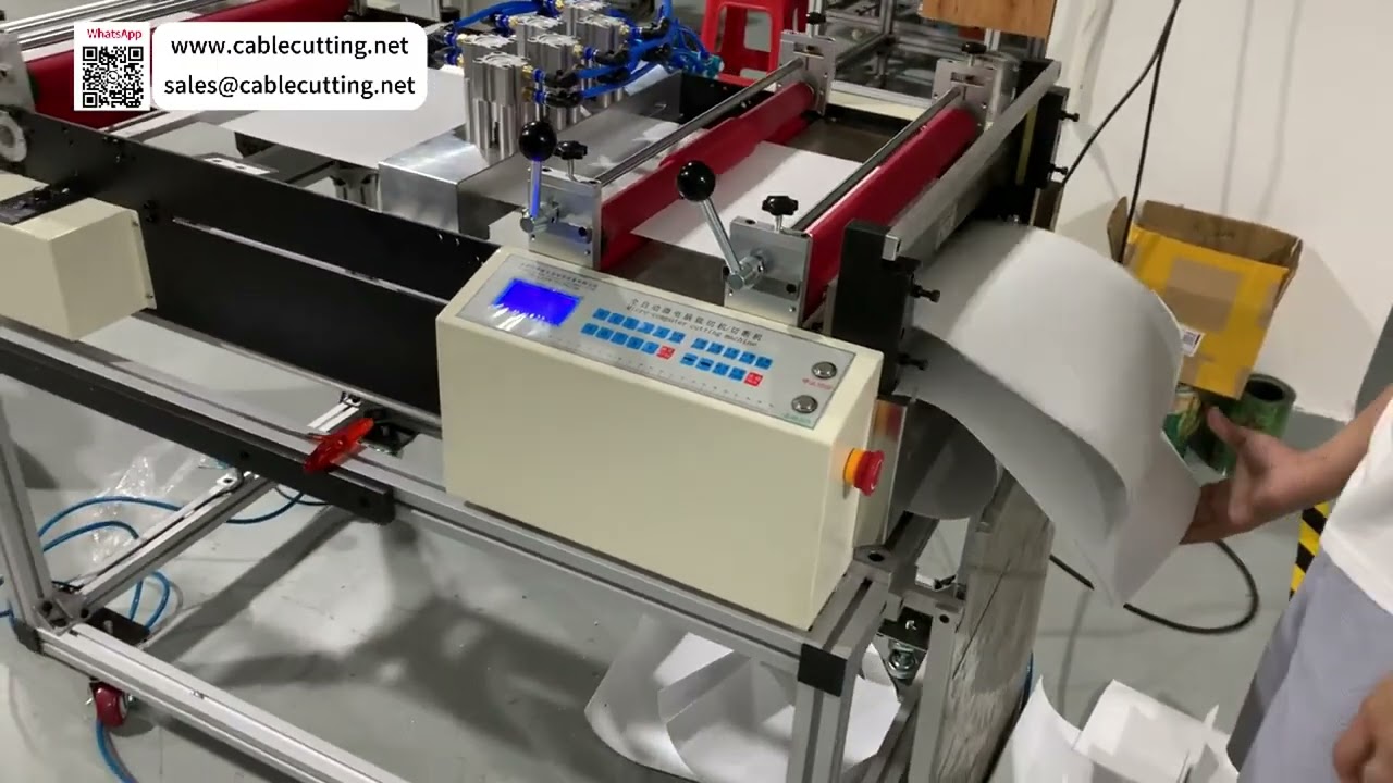 Foam Automatic Punching and Sheet Cutting All In One Manufacturing System Tool Output