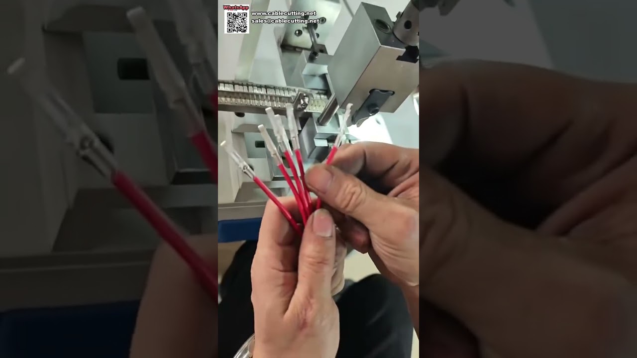 Vibratory Bowl Feeder Terminal Crimping Machine Precision Automatic Wire Processing