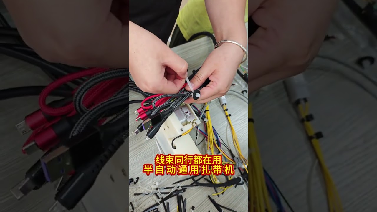 Industry Favorite Semi Auto Zip Tie Tool The universal choice for wire harness processing