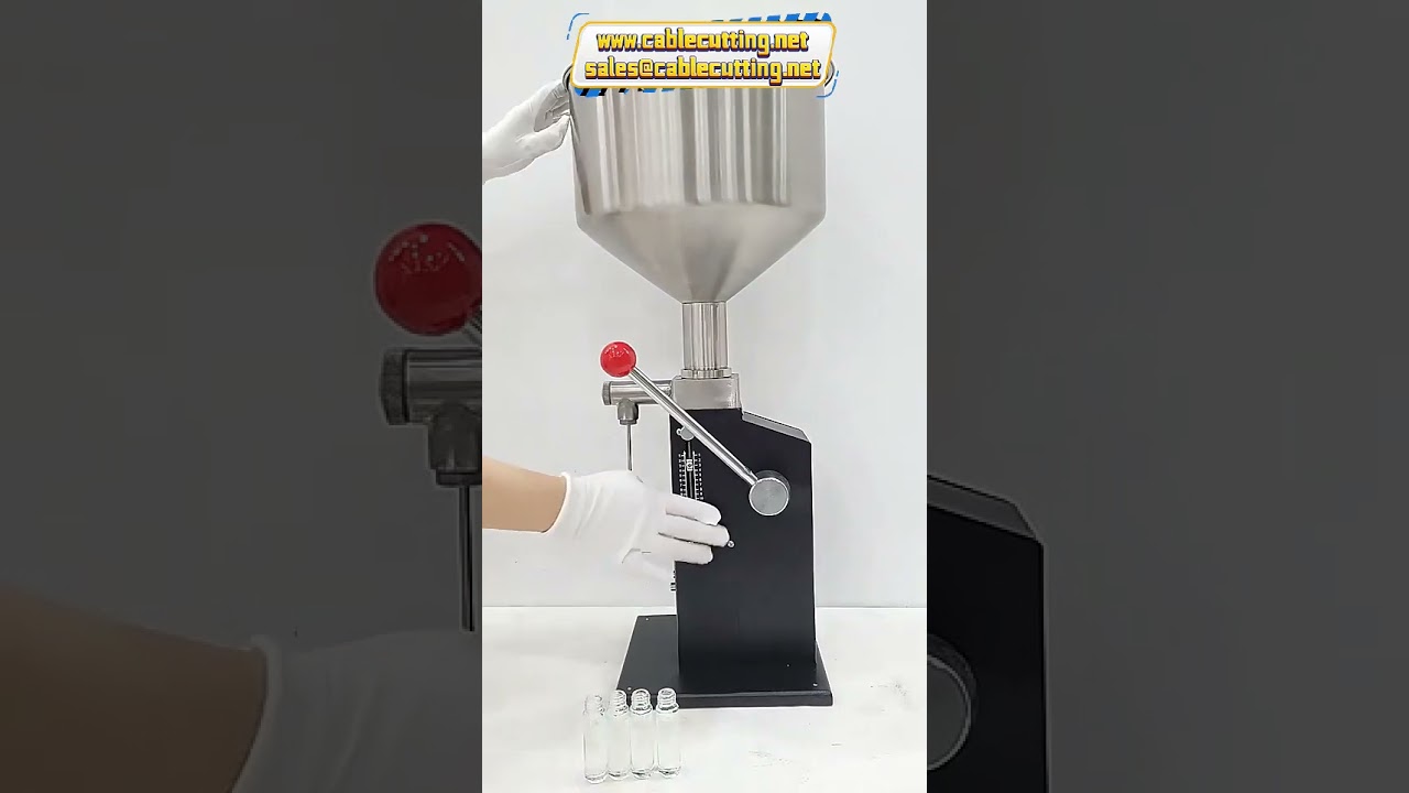 A03 manual quantitative lip glosses lotion cosmetic honey molasses sauce cream jam jar bottle paste