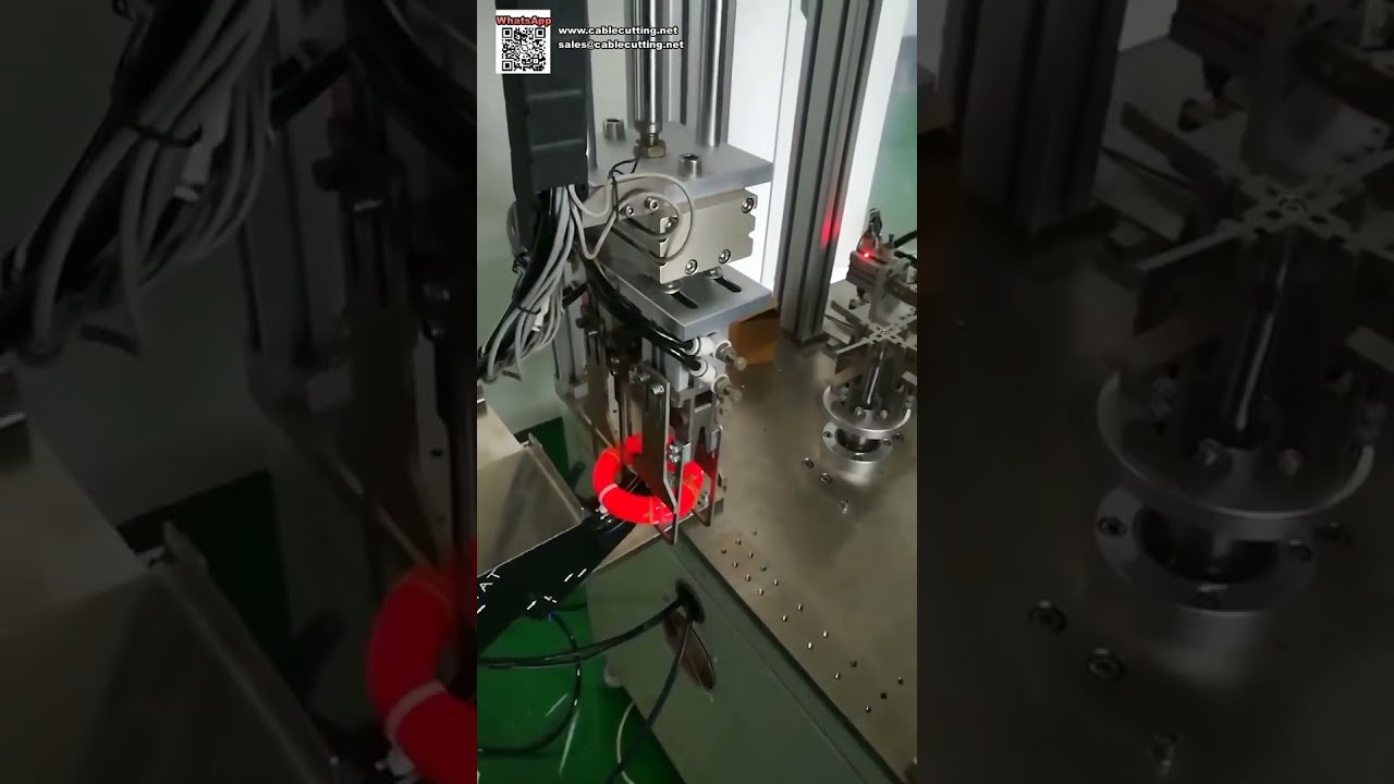 Advanced Automatic Winding and Zip Tying Machine for Hang Card Trimmer Line - Shorts